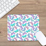 Colorful Butterfly Pattern Print Mouse Pad