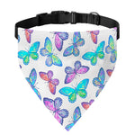 Colorful Butterfly Pattern Print Over The Collar Dog Bandana