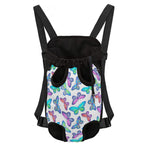 Colorful Butterfly Pattern Print Pet Carrier Backpack