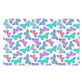 Colorful Butterfly Pattern Print Polyester Doormat