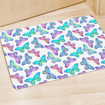 Colorful Butterfly Pattern Print Polyester Doormat