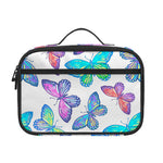 Colorful Butterfly Pattern Print Portable Lunch Bag