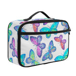 Colorful Butterfly Pattern Print Portable Lunch Bag