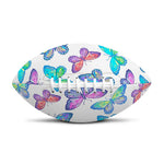 Colorful Butterfly Pattern Print Rugby Ball