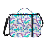 Colorful Butterfly Pattern Print Shoulder Strap Bible Bag