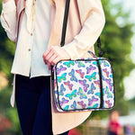 Colorful Butterfly Pattern Print Shoulder Strap Bible Bag