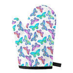 Colorful Butterfly Pattern Print Single Oven Mitt