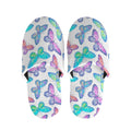 Colorful Butterfly Pattern Print Slippers