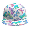 Colorful Butterfly Pattern Print Snapback Cap