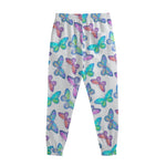 Colorful Butterfly Pattern Print Sweatpants