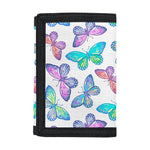 Colorful Butterfly Pattern Print Trifold Wallet