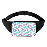 Colorful Butterfly Pattern Print Waist Bag