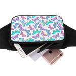 Colorful Butterfly Pattern Print Waist Bag