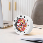 Colorful Candy And Jelly Print Alarm Clock
