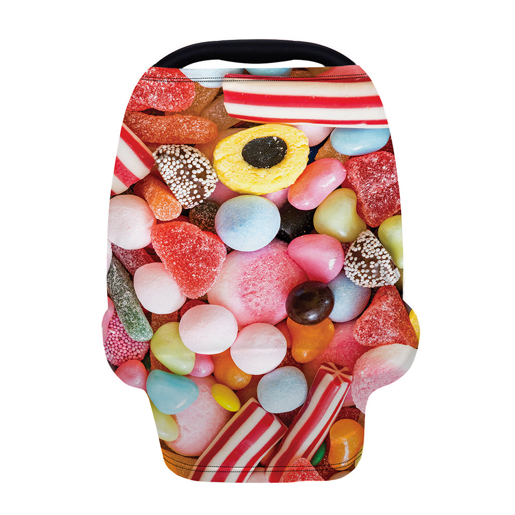 Colorful Candy And Jelly Print Baby Seat Cover