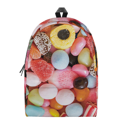 Colorful Candy And Jelly Print Backpack