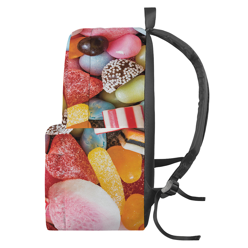 Colorful Candy And Jelly Print Backpack
