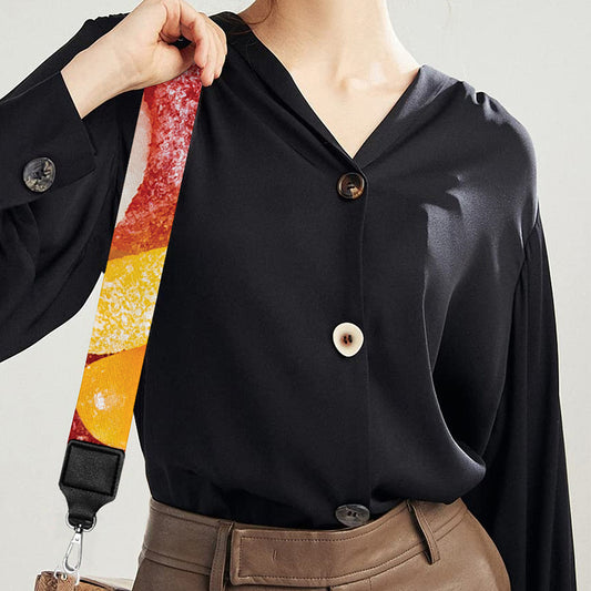 Colorful Candy And Jelly Print Bag Strap