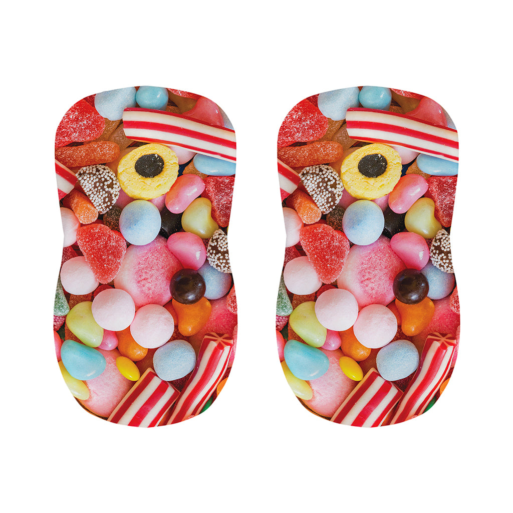 Colorful Candy And Jelly Print Bar Stool Covers