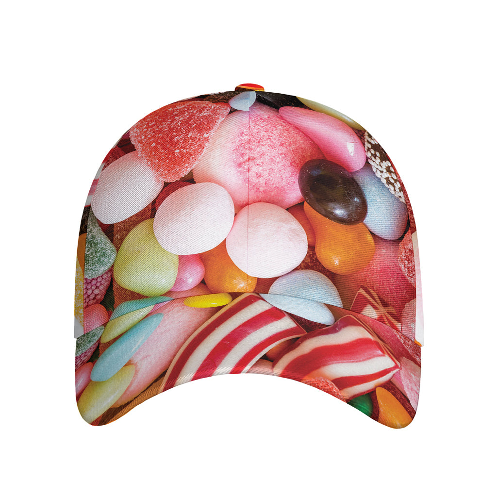 Colorful Candy And Jelly Print Baseball Cap
