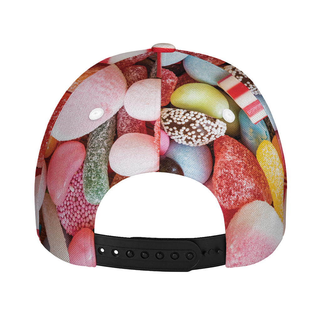 Colorful Candy And Jelly Print Baseball Cap
