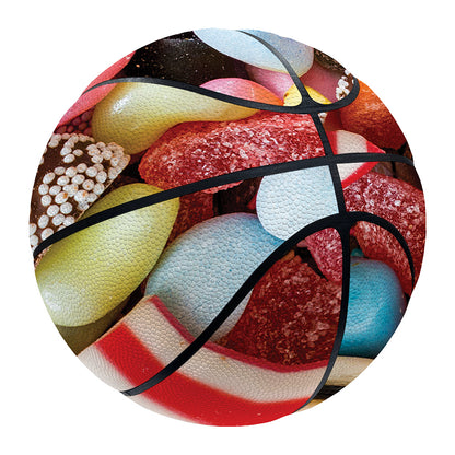 Colorful Candy And Jelly Print Basketball
