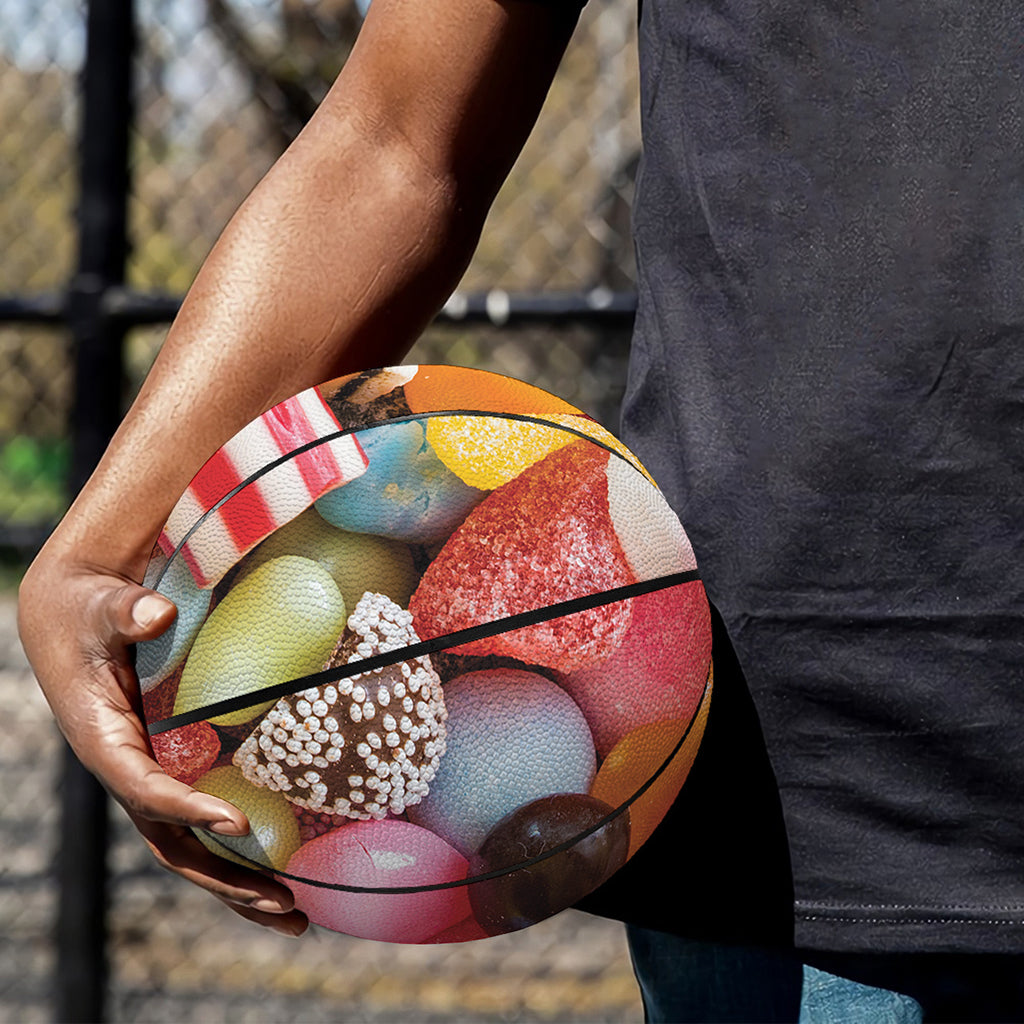 Colorful Candy And Jelly Print Basketball