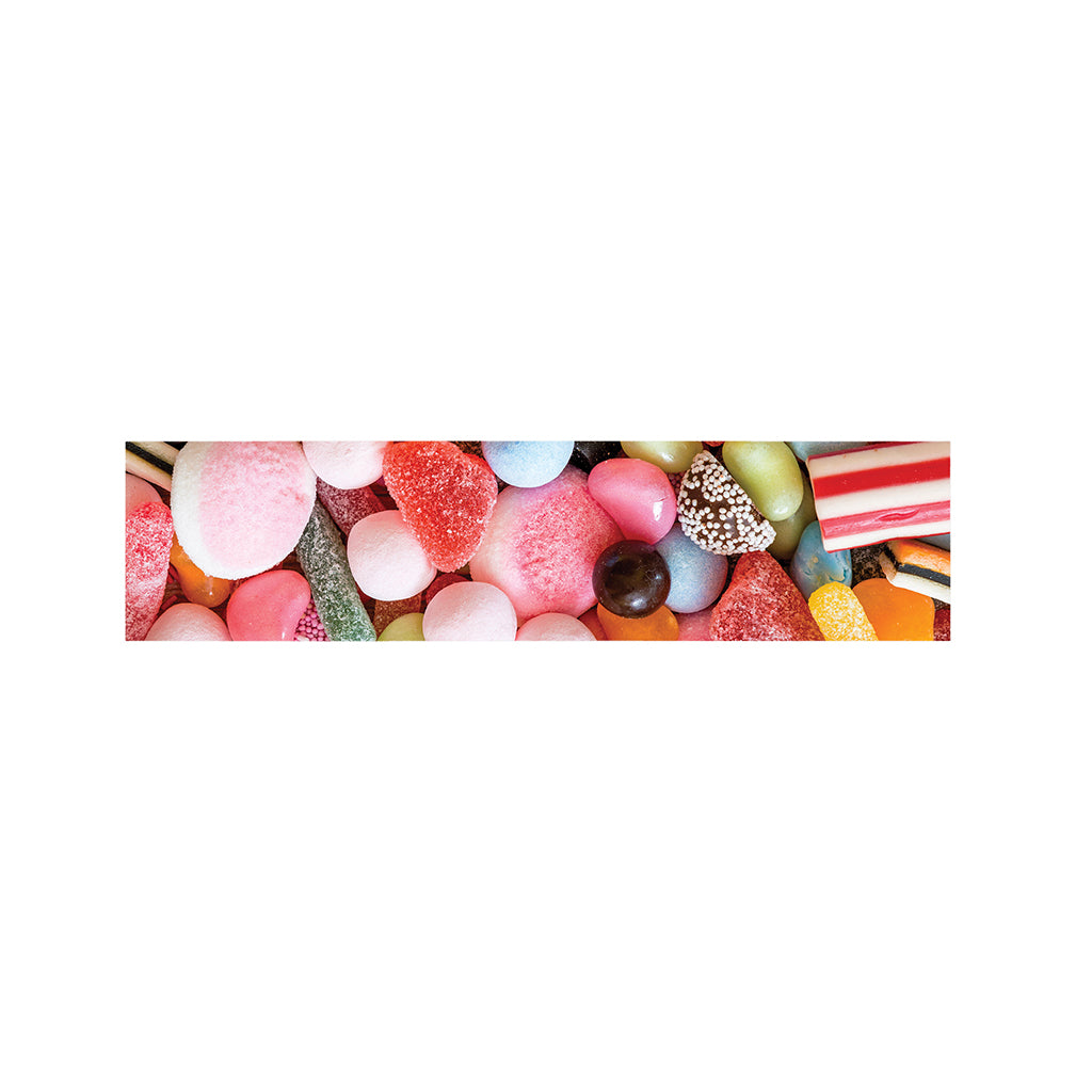 Colorful Candy And Jelly Print Bed Runner