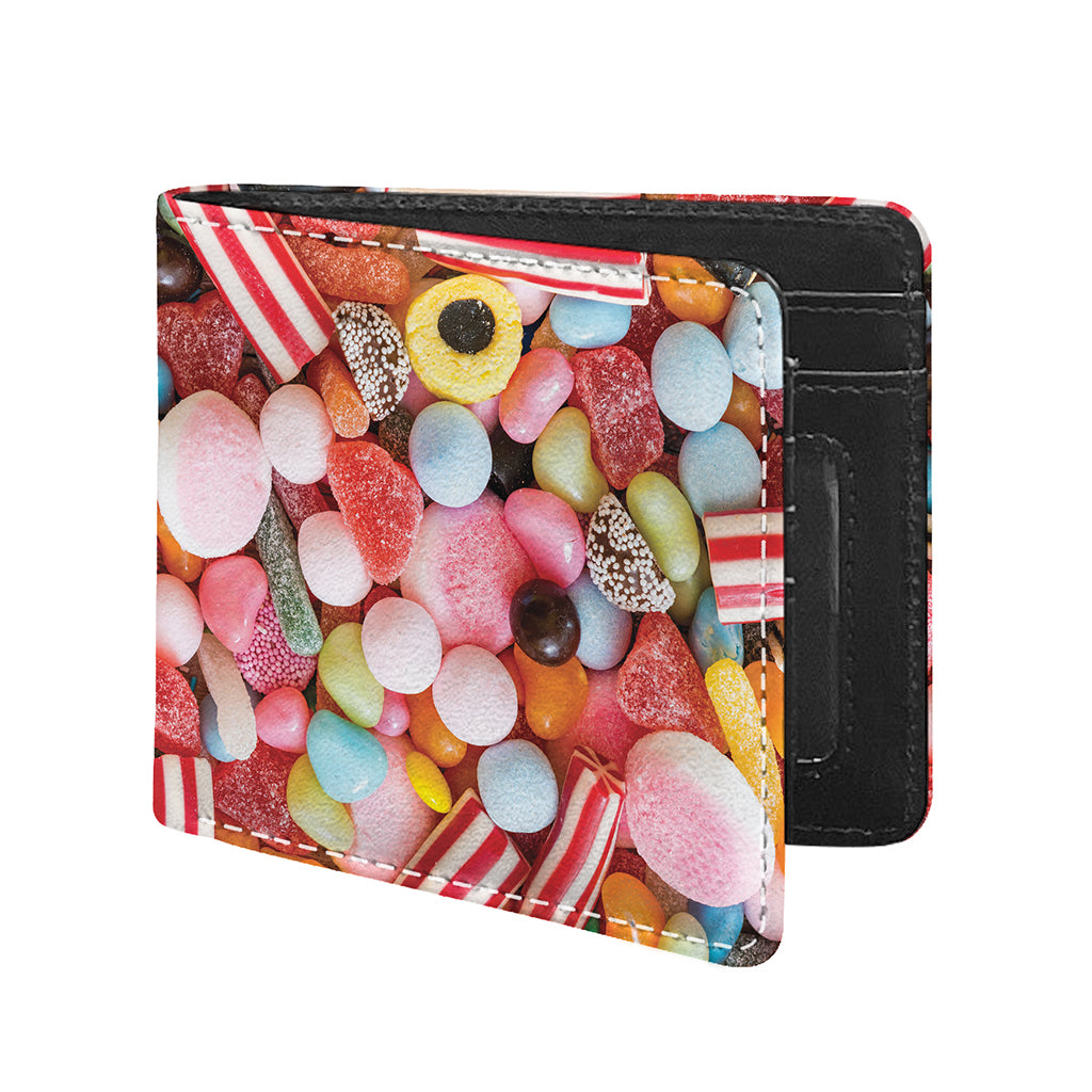 Colorful Candy And Jelly Print Bifold Wallet