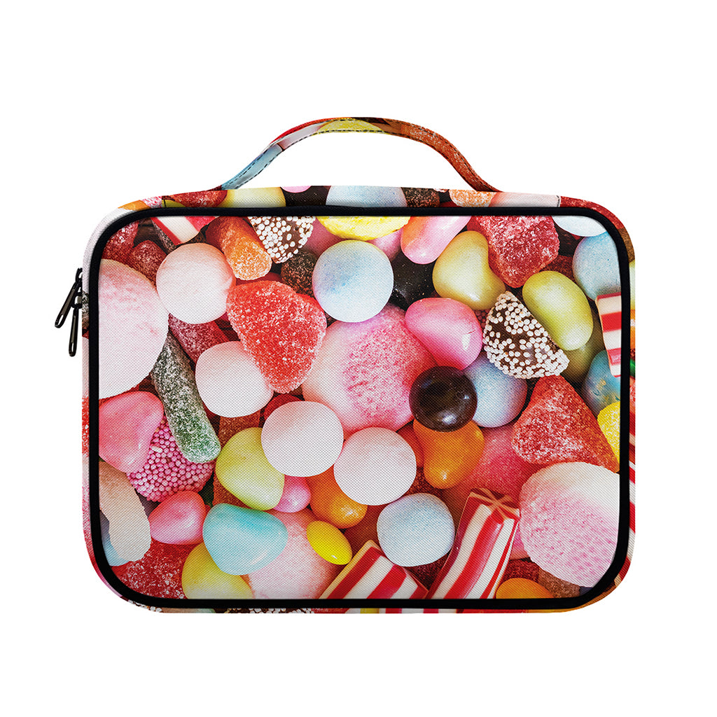 Colorful Candy And Jelly Print Briefcase Bible Bag