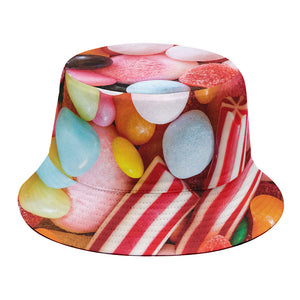 Colorful Candy And Jelly Print Bucket Hat