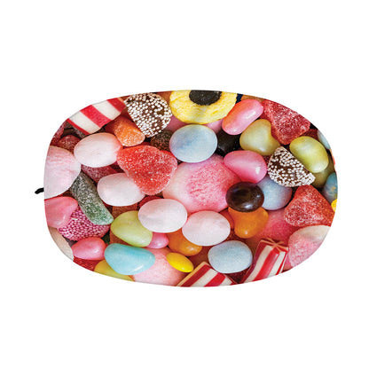 Colorful Candy And Jelly Print Car Side Mirror Covers