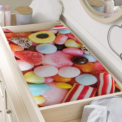 Colorful Candy And Jelly Print Changing Pad Cover