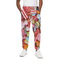 Colorful Candy And Jelly Print Cotton Sweatpants
