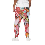 Colorful Candy And Jelly Print Cotton Pants