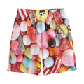 Colorful Candy And Jelly Print Cotton Shorts