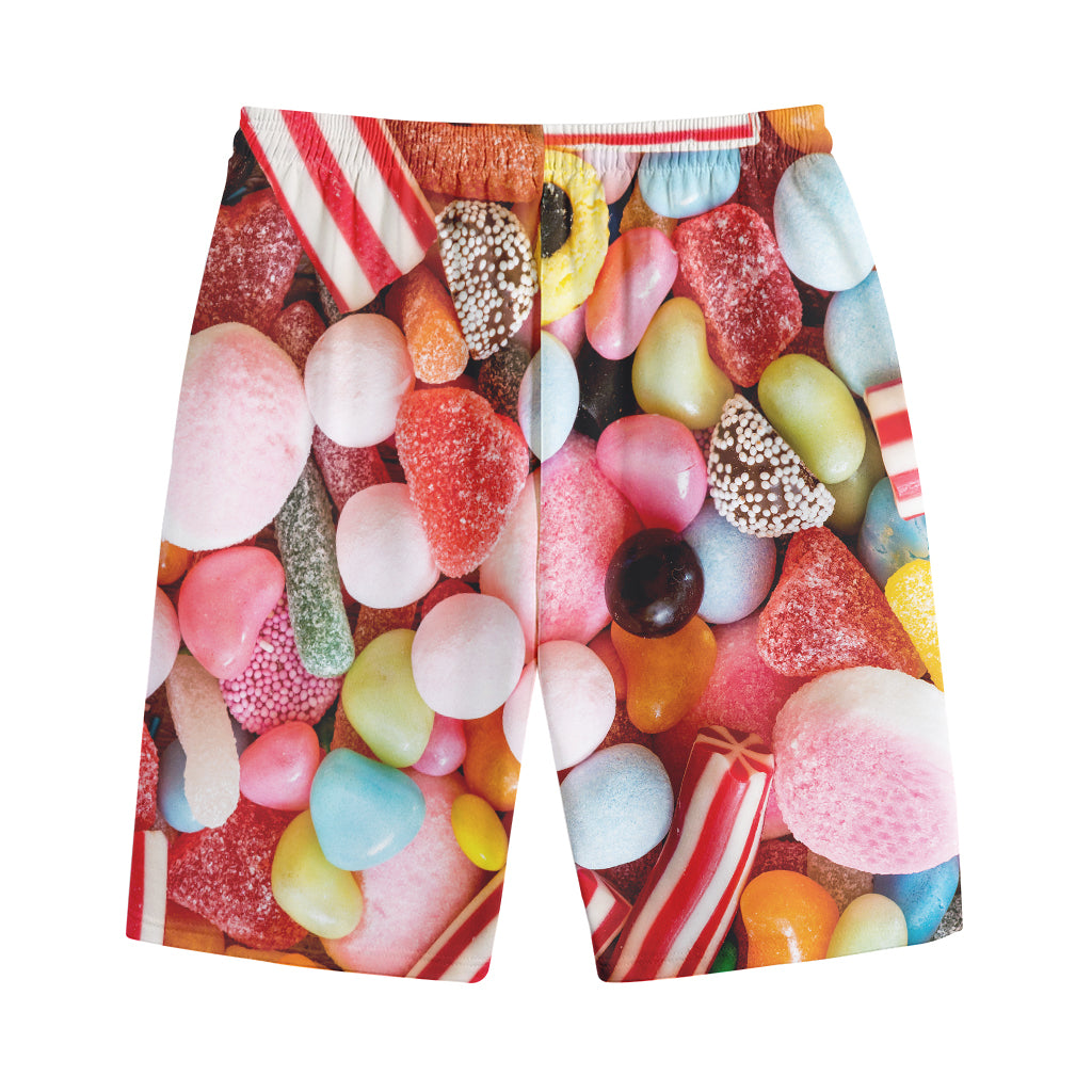 Colorful Candy And Jelly Print Cotton Shorts