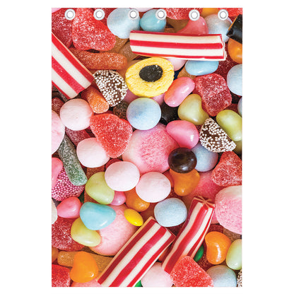 Colorful Candy And Jelly Print Curtain