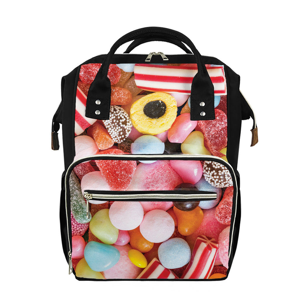 Colorful Candy And Jelly Print Diaper Bag