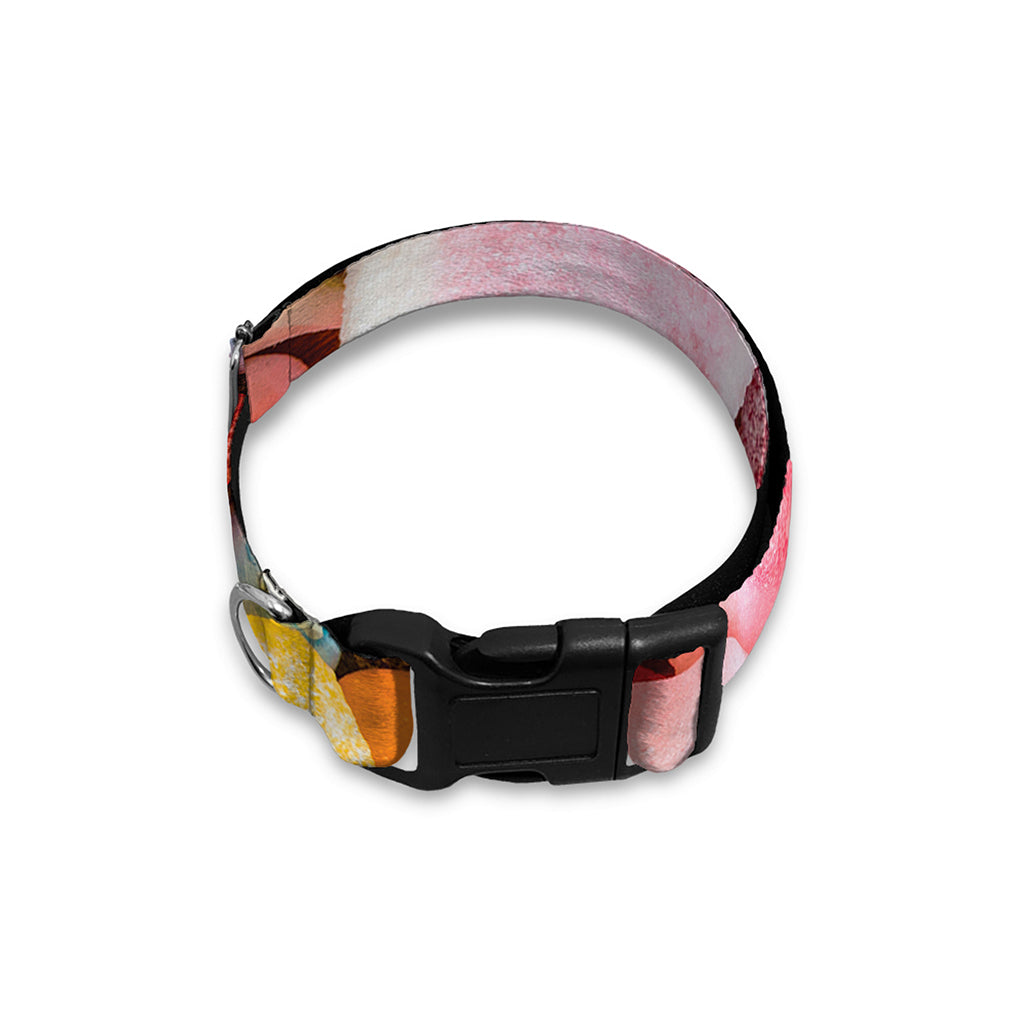 Colorful Candy And Jelly Print Dog Collar