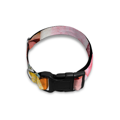 Colorful Candy And Jelly Print Dog Collar