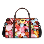 Colorful Candy And Jelly Print Duffle Bag