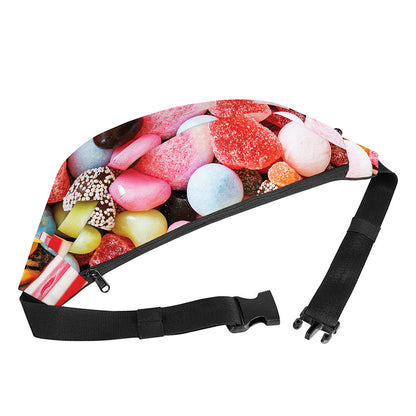 Colorful Candy And Jelly Print Fanny Pack