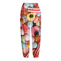 Colorful Candy And Jelly Print Fleece Lined Knit Pants