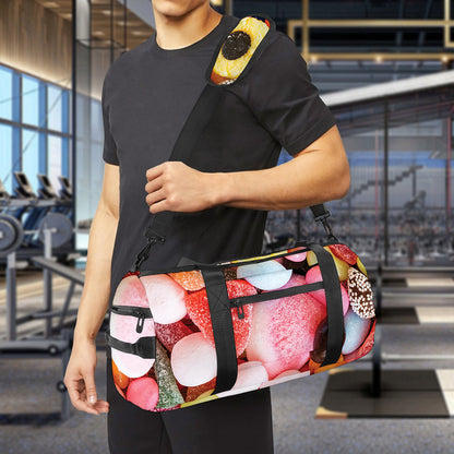 Colorful Candy And Jelly Print Gym Bag
