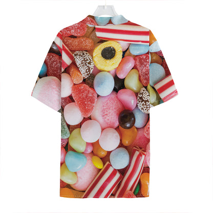 Colorful Candy And Jelly Print Hawaiian Shirt