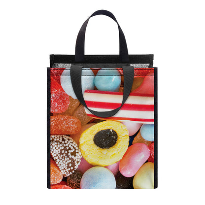 Colorful Candy And Jelly Print Insulated Lunch Tote