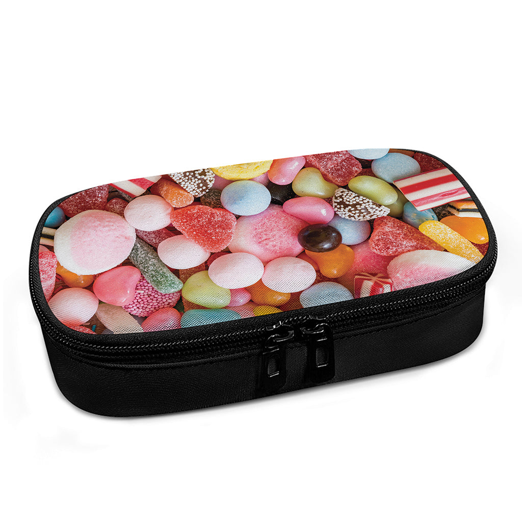 Colorful Candy And Jelly Print Insulin Cooler Travel Case