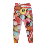 Colorful Candy And Jelly Print Jogger Pants