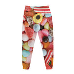 Colorful Candy And Jelly Print Jogger Pants
